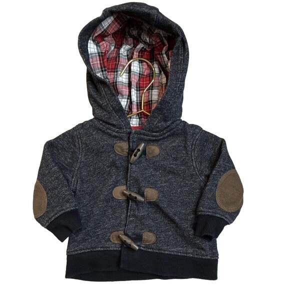 Carter's Other - 6 Month Baby Boy Carters Red and Black Plaid Jacket with Hood